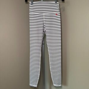 Spiritual Gangster XS Striped Yoga Leggings High Waist Athletic Pants Activewear